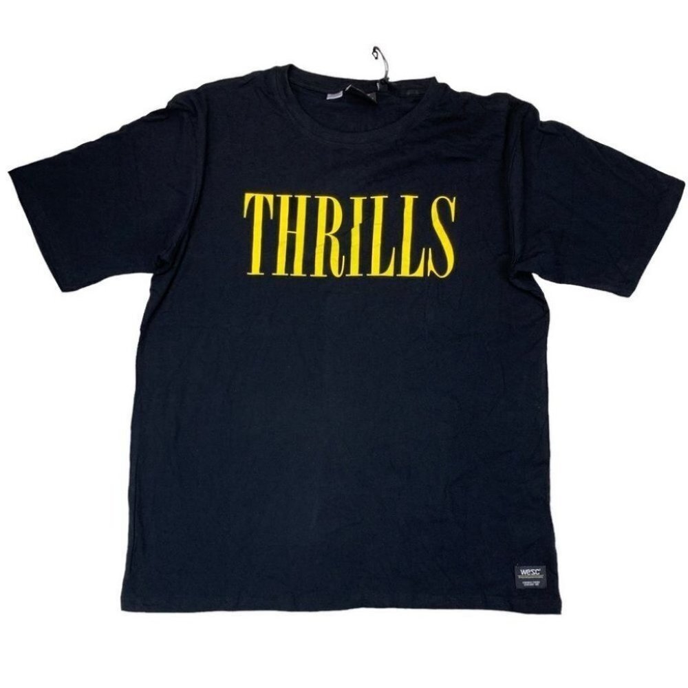 WeSC MensT-Shirt Unisex Max Thrills Graphic T-Shirt Size M